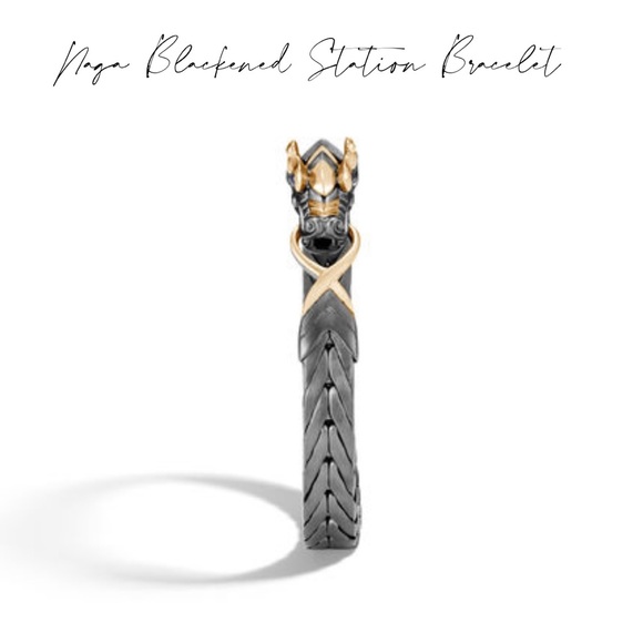 John Hardy Naga Blackened station bracelet - Picture 2 of 4